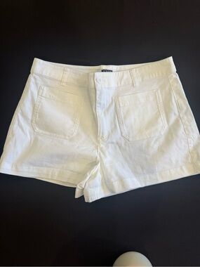 J. Crew White Pocket Shorts